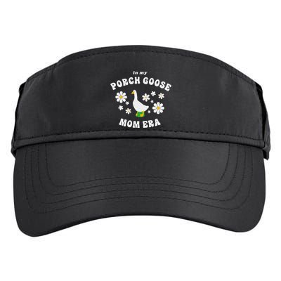 In My Porch Goose Mom Era Silly Goose Design Adult Drive Performance Visor