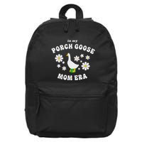 In My Porch Goose Mom Era Silly Goose Design 16 in Basic Backpack