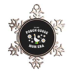 In My Porch Goose Mom Era Silly Goose Design Metallic Star Ornament