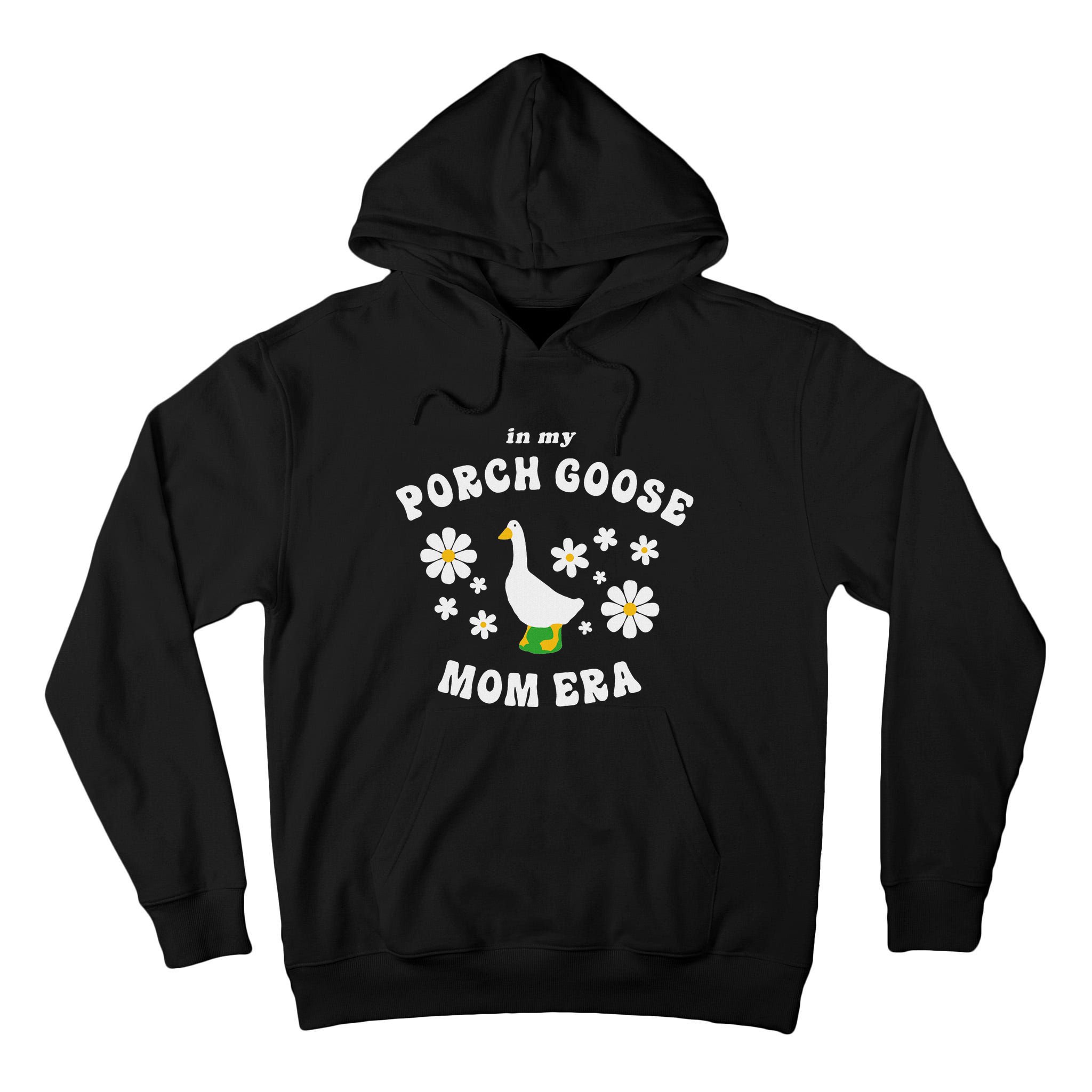 In My Porch Goose Mom Era Silly Goose Design Tall Hoodie