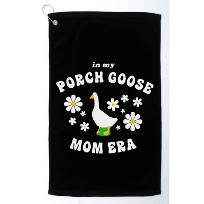 In My Porch Goose Mom Era Silly Goose Design Golf Towel