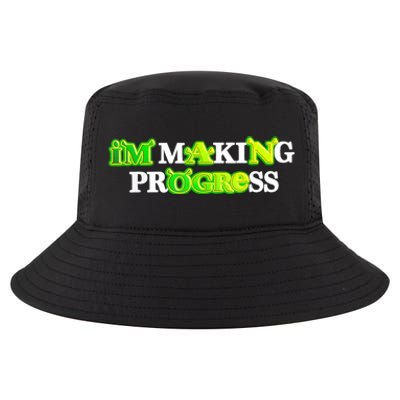 I’M Making Progress Funny Cool Comfort Performance Bucket Hat