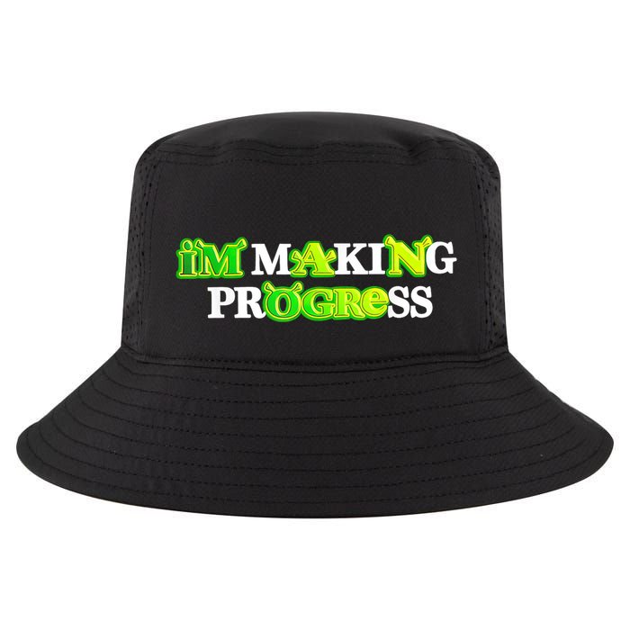 I’M Making Progress Funny Cool Comfort Performance Bucket Hat