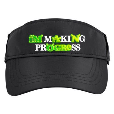I’M Making Progress Funny Adult Drive Performance Visor