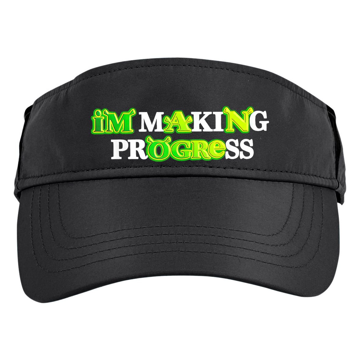 I’M Making Progress Funny Adult Drive Performance Visor