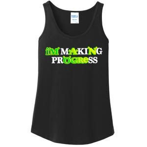 I’M Making Progress Funny Ladies Essential Tank