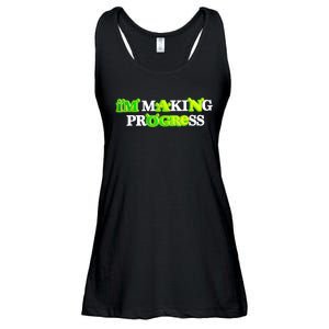 I’M Making Progress Funny Ladies Essential Flowy Tank