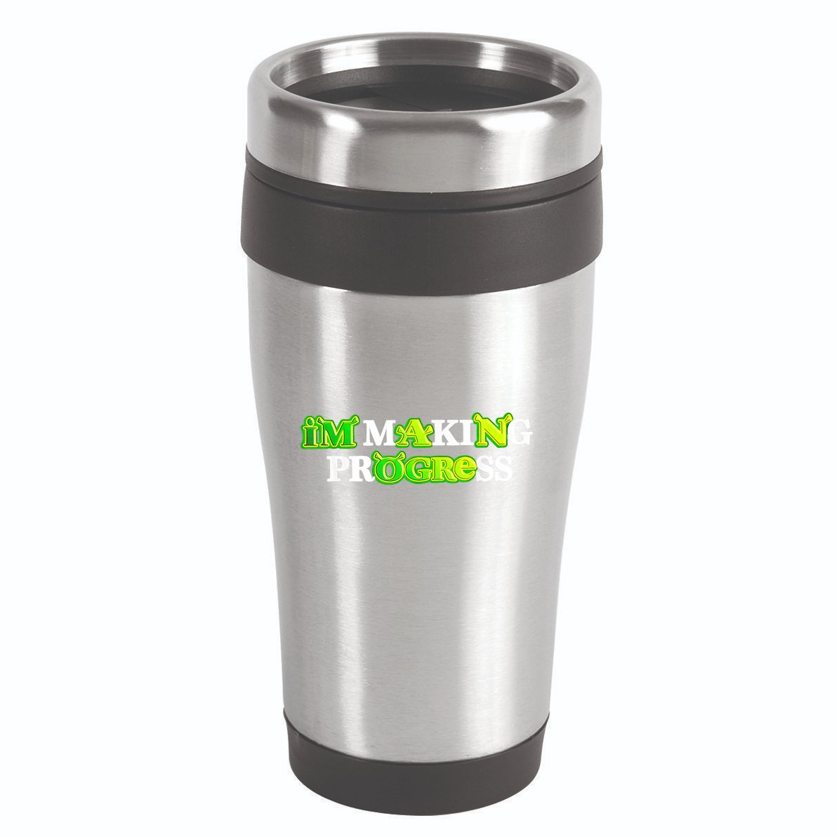 I’M Making Progress Funny 16oz Travel Tumbler