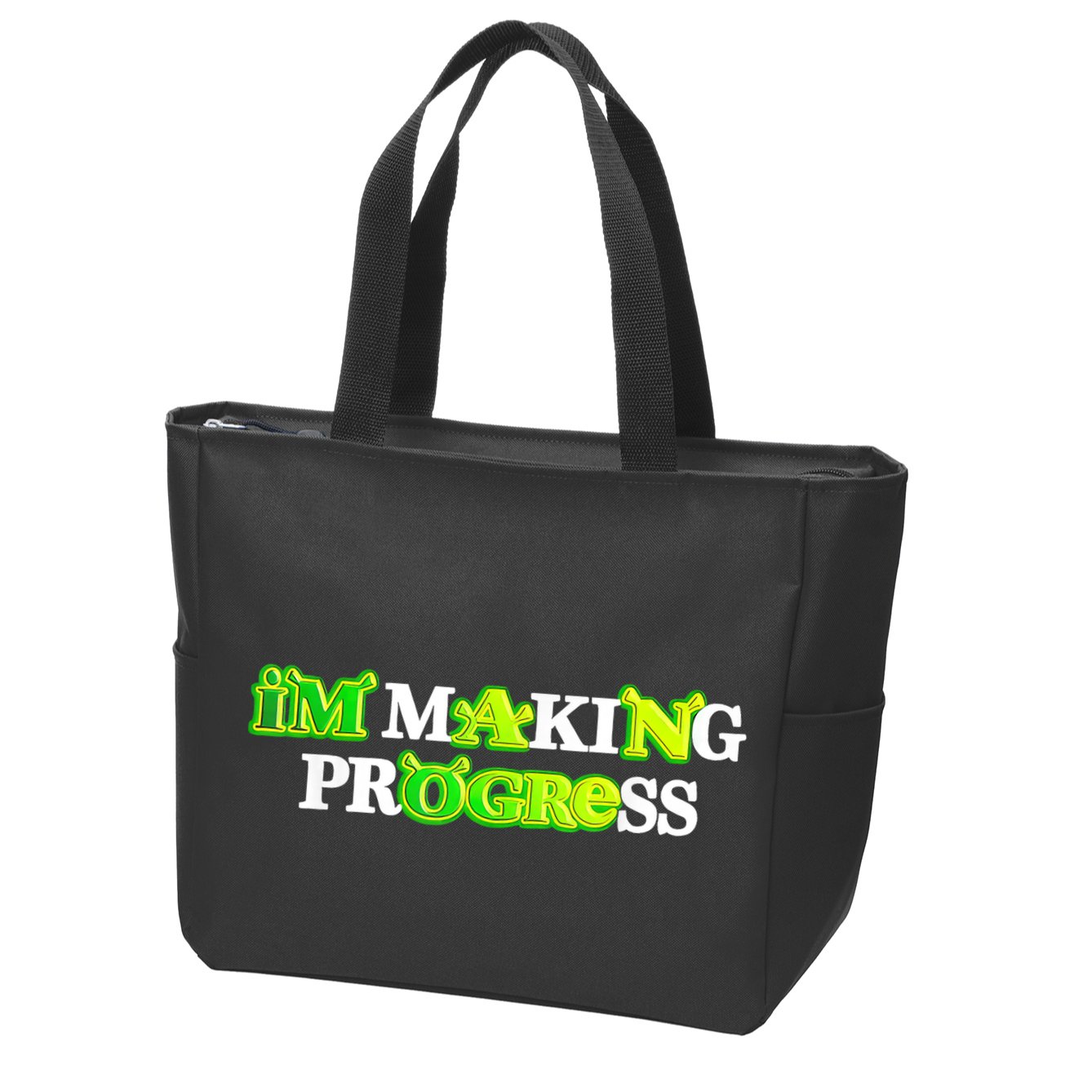 I’M Making Progress Funny Zip Tote Bag