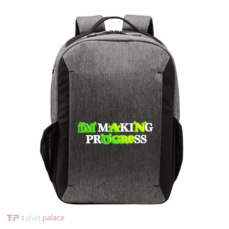 I’M Making Progress Funny Vector Backpack