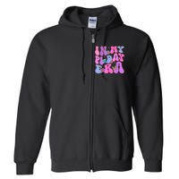 In My Pi Day Era Cute Math Teacher Pi Day Full Zip Hoodie