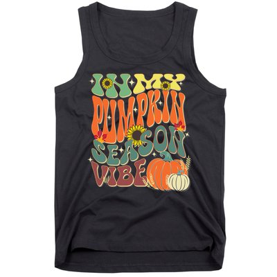 In My Pumpkin Season Vibe Halloween Thanksgiving Harvest Tank Top