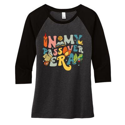 In My Passover Era Jewish Pesach Matzah Women's Tri-Blend 3/4-Sleeve Raglan Shirt