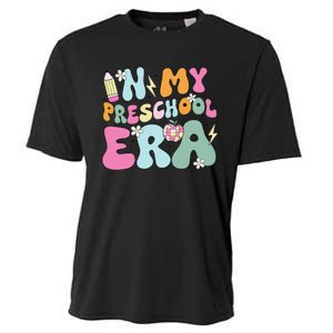 In My Preschool Era Cute Groovy Back To School Teachers Gift Cooling Performance Crew T-Shirt