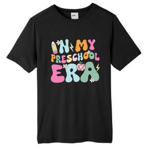 In My Preschool Era Cute Groovy Back To School Teachers Gift Tall Fusion ChromaSoft Performance T-Shirt