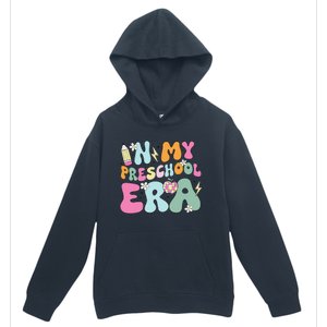 In My Preschool Era Cute Groovy Back To School Teachers Gift Urban Pullover Hoodie