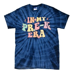 In My Prek Era Retro Back To School Groovy Teacher Student Tie-Dye T-Shirt