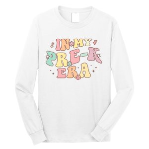 In My Prek Era Retro Back To School Groovy Teacher Student Long Sleeve Shirt