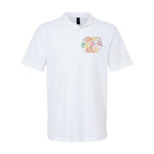 In My Prek Era Retro Back To School Groovy Teacher Student Softstyle Adult Sport Polo