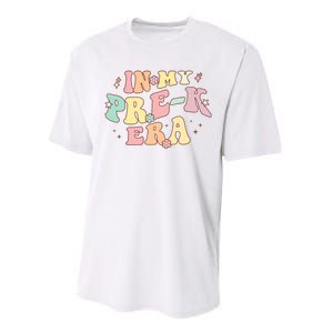 In My Prek Era Retro Back To School Groovy Teacher Student Performance Sprint T-Shirt