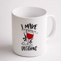 I Make Pour Decisions Beer Puns Funny Puns Funny Alcohol Coffee Mug