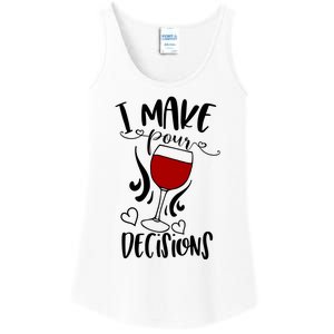 I Make Pour Decisions Beer Puns Funny Puns Funny Alcohol Ladies Essential Tank