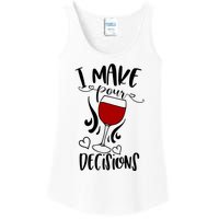 I Make Pour Decisions Beer Puns Funny Puns Funny Alcohol Ladies Essential Tank