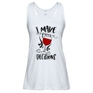 I Make Pour Decisions Beer Puns Funny Puns Funny Alcohol Ladies Essential Flowy Tank