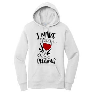 I Make Pour Decisions Beer Puns Funny Puns Funny Alcohol Women's Pullover Hoodie