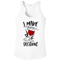 I Make Pour Decisions Beer Puns Funny Puns Funny Alcohol Ladies PosiCharge Competitor Racerback Tank