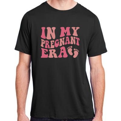 In My Pregnant Era Funny Pregnancy Announcet Pregnant Adult ChromaSoft Performance T-Shirt