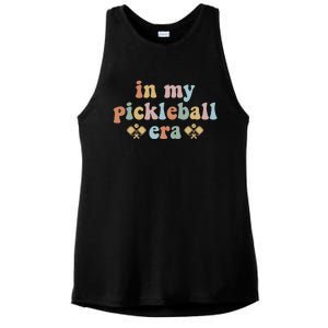 In My Pickleball Era Gift Ladies PosiCharge Tri-Blend Wicking Tank