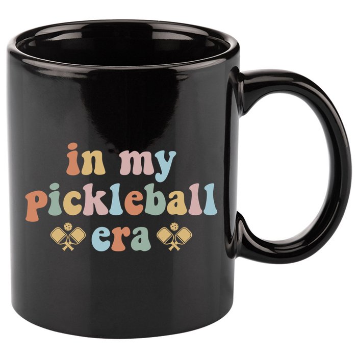 In My Pickleball Era Gift 11oz C Handle Ceramic Mug