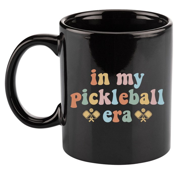 In My Pickleball Era Gift 11oz C Handle Ceramic Mug