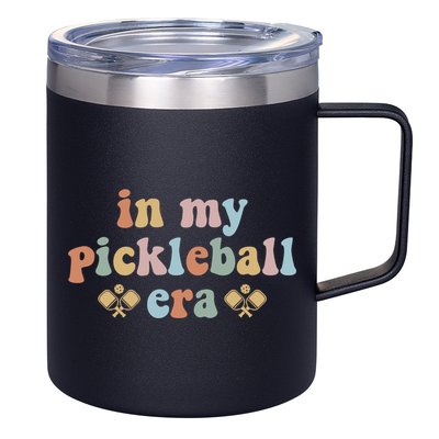 In My Pickleball Era Gift 12oz Stainless Steel Coffee Mug