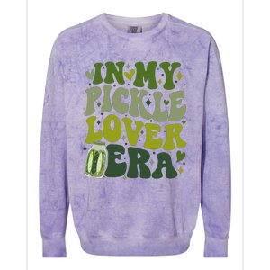 In My Pickle Lover Era Funny Canned Pickles Lover Wo Girl Colorblast Crewneck Sweatshirt