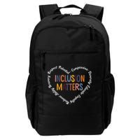 Inclusion Matters Positive Diversity Kindness Matter Heart Backpack