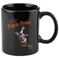 In My Porch Goose And Chill Era Funny 11oz C Handle Ceramic Mug