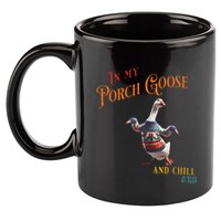 In My Porch Goose And Chill Era Funny 11oz C Handle Ceramic Mug