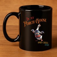 In My Porch Goose And Chill Era Funny 11oz C Handle Ceramic Mug