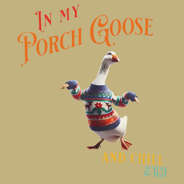 In My Porch Goose And Chill Era Funny Cooling Performance Crew T-Shirt
