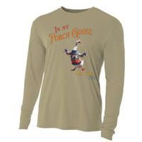 In My Porch Goose And Chill Era Funny Cooling Performance Long Sleeve Crew