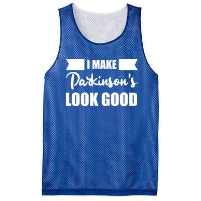 I Make Parkinsons Look Good Gift Mesh Reversible Basketball Jersey Tank