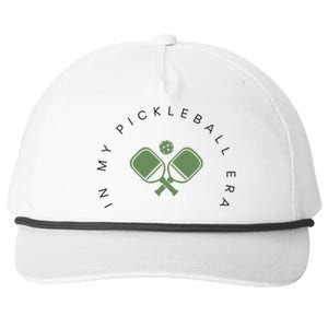 In My Pickleball Era I Love Pickleball Team Player Coach Funny Gift Snapback Five-Panel Rope Hat