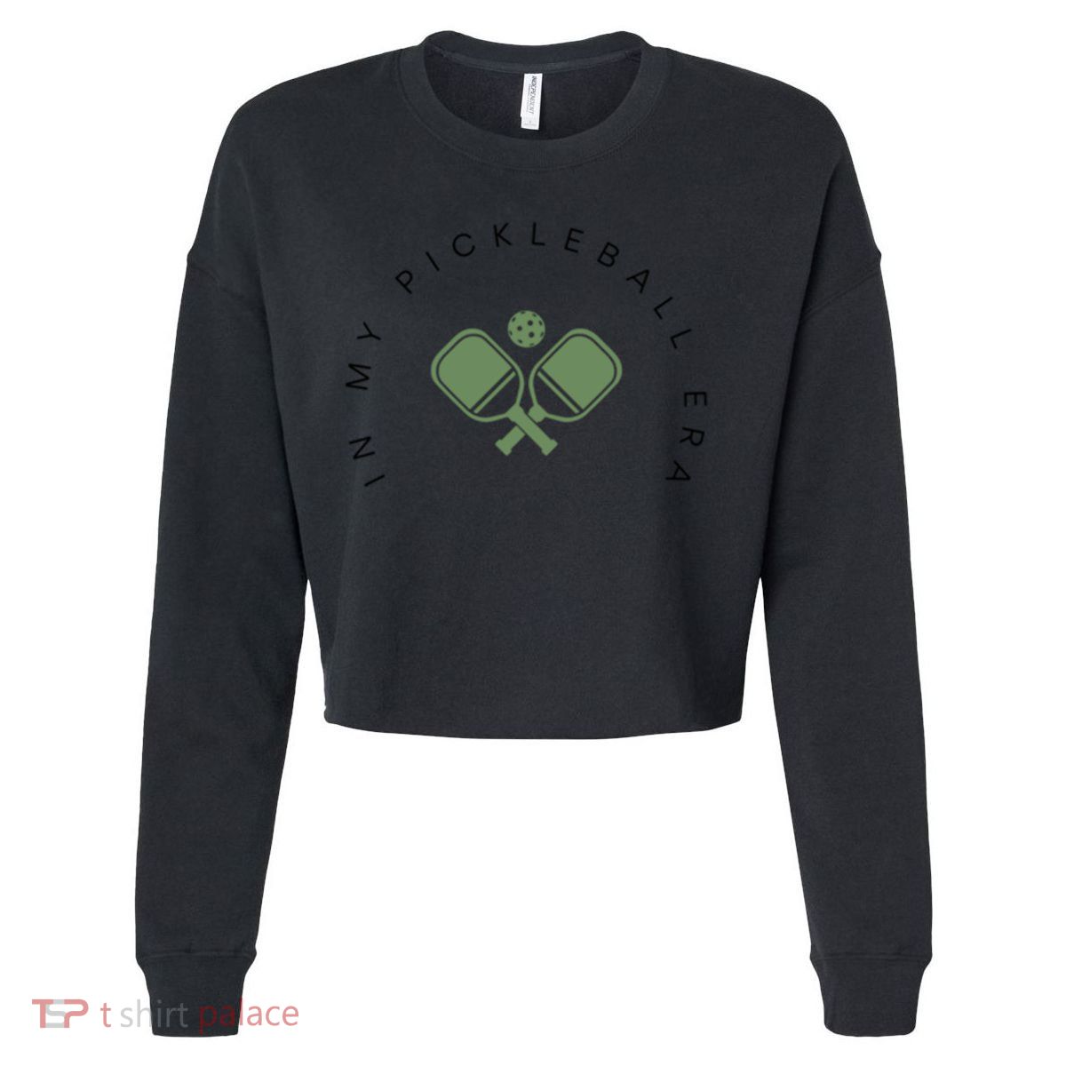 In My Pickleball Era I Love Pickleball Team Player Coach Funny Gift Cropped Pullover Crew