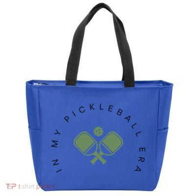 In My Pickleball Era I Love Pickleball Team Player Coach Funny Gift Zip Tote Bag