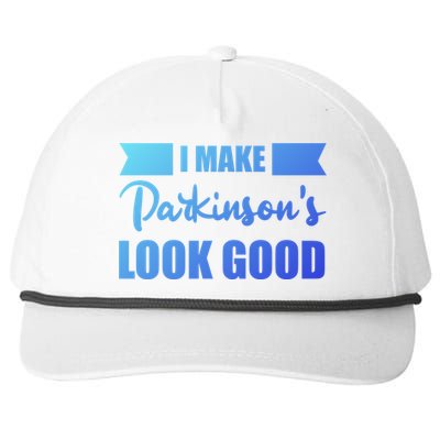 I Make Parkinsons Look Good Gift Snapback Five-Panel Rope Hat