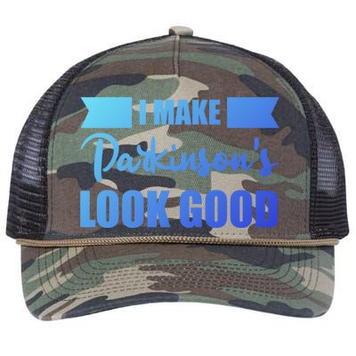 I Make Parkinsons Look Good Gift Retro Rope Trucker Hat Cap