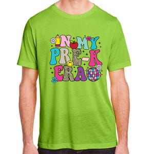 In My Prek Era Back To School Retro Groovy Preschool Adult ChromaSoft Performance T-Shirt