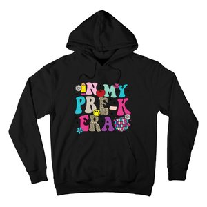 In My Prek Era Back To School Retro Groovy Preschool Hoodie